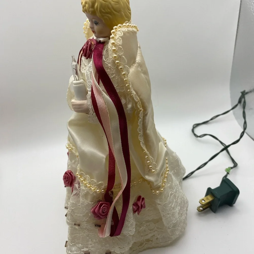 Vintage GE Angel Tree Topper Merry Midget Working No Box